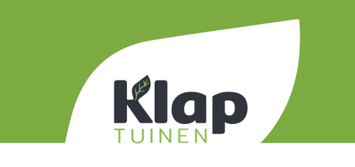 Het logo van Klap Tuinen, uw hovenier voor in Apeldoorn